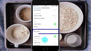 How to hide or show device all menu items on iPhone 6