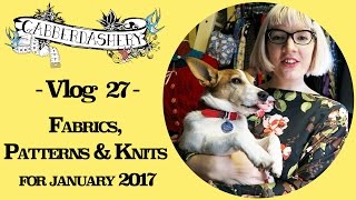 Hello lovely people, Time for another fabric haul with my sewing and knitting plans for January and beyond... I also have a little 