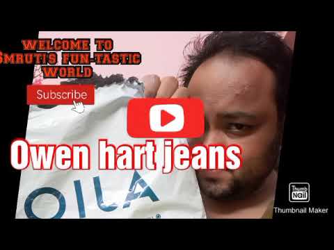 ajio.. Owen hart jeans.. unboxing 