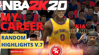 nba 2k20 my career | watch my random alltime highlights | #nba #nba2k20 #nba2k20mobile #basketball