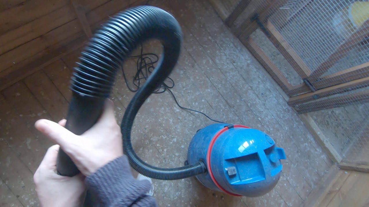 Cleaning the loft with the Thomas vacuum cleaner , well