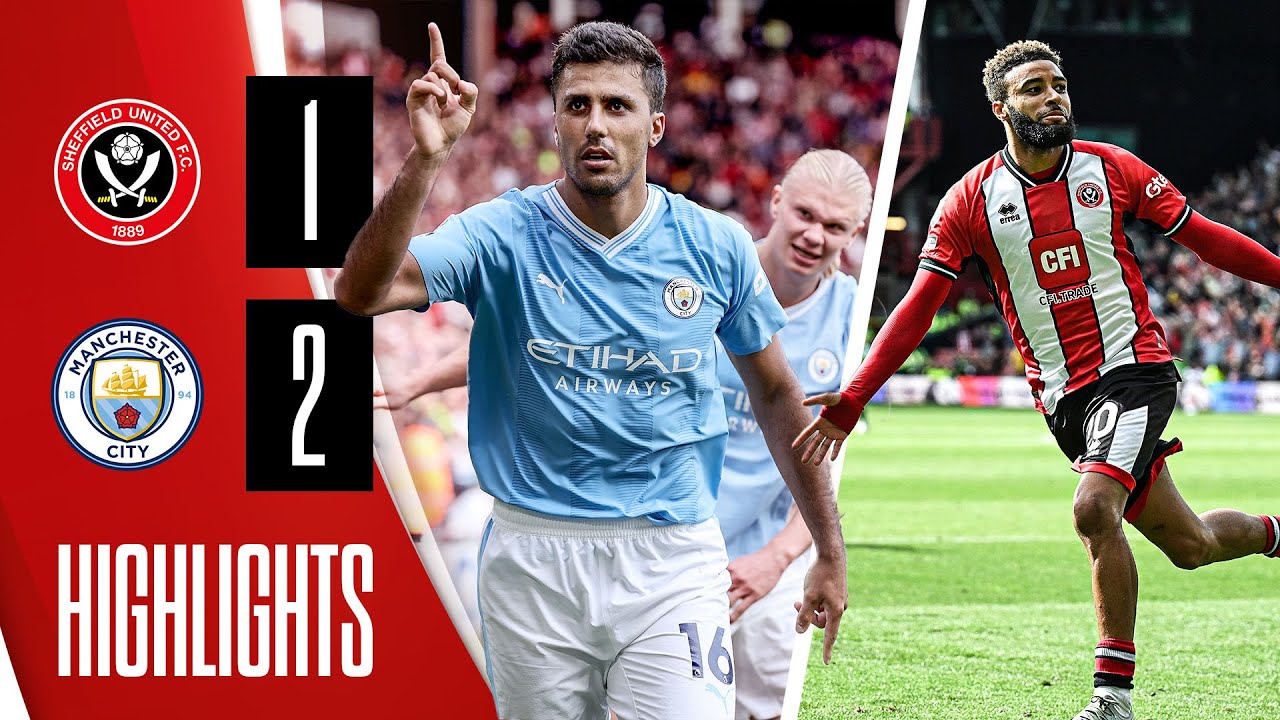 Manchester city versus sheffield united