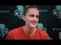 Breanna Stewart, Pauline Astier, Betnijah Laney-Hamilton, & Leonie Fiebich | Post Game Comments
