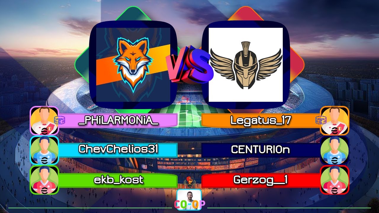 Рейтинговые товарищеские игры КООП пространства eFootball | Evil_Foxes vs Toxic Team