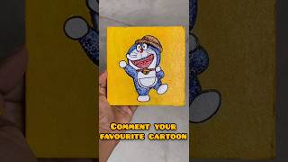 Day 2(Doraemon dot art) #youtube #youtubeshorts #art #doraemon