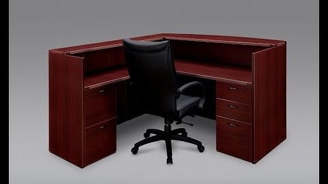 L Shaped Reception Desk Design Ideas