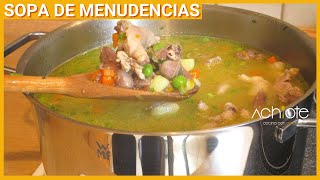 Menudillus Soup (CC) | The Colombian Menudence Soup step by step you will love