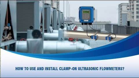 How to Use and Install Clamp-on Ultrasonic Flowmeter UF2000B?