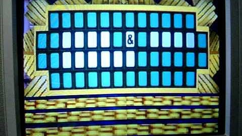 Playstation Wheel of Fortune Run Game 45 Part 1