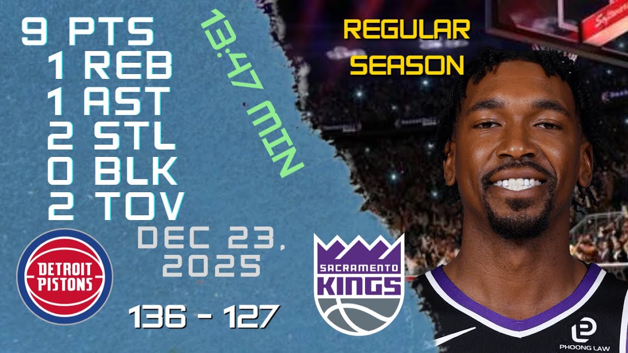 Лучшие и худшие моменты игры Малика Монка против «Пистонс» в матче регулярного сезона НБА 2025 го...