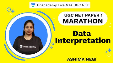 Data Interpretation | Paper I | NTA UGC NET 2020 | Ashima Negi | Unacademy Live NTA UGC NET