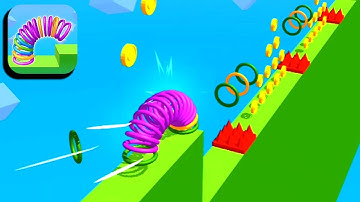 Slinky Run All Levels Gameplay Android, ios Walkthrough