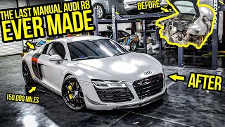 Восстановление ПОСЛЕДНЕГО КОГДА-ЛИБО СДЕЛАННОГО Audi R8 с руководством по эксплуатации (с пробегом в 150 000 миль!)