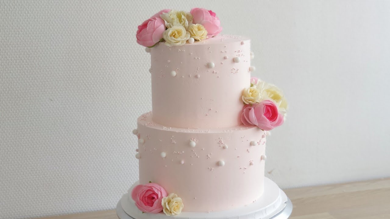 Ma 1ère pièce montée, couleur pastelle.