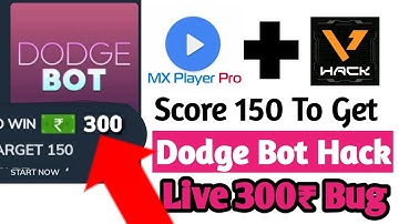 (NEW)MX Player Dodge Bot Hack Trick 300₹ Full Earning Dodge Bot Trick $ Tips!!!!
