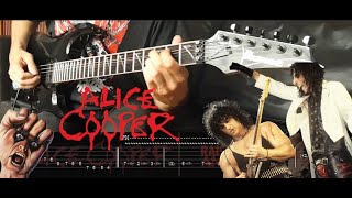 Alice Cooper - Roses On White Lace Full Guitar Cover Guitar Tab Tutorial