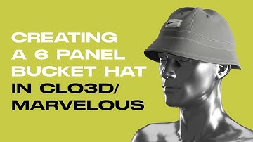 Creating a 3D Bucket Hat - CLO3D/ Marvelous & Blender Tutorial