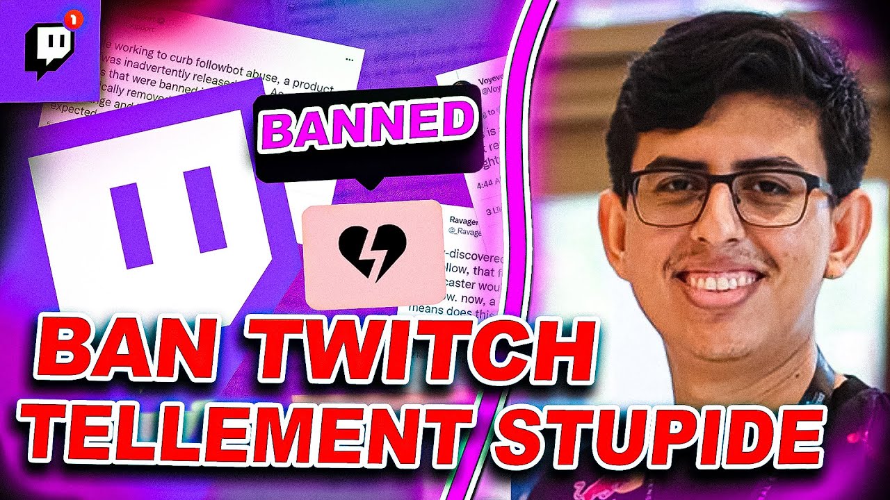 Ce streamer se fait ban TWITCH pour une raison vraiment débile 😱🤬