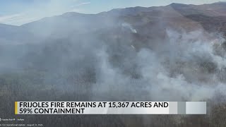 Frijoles Fire in Santa Fe National Forest reaches 59% containment