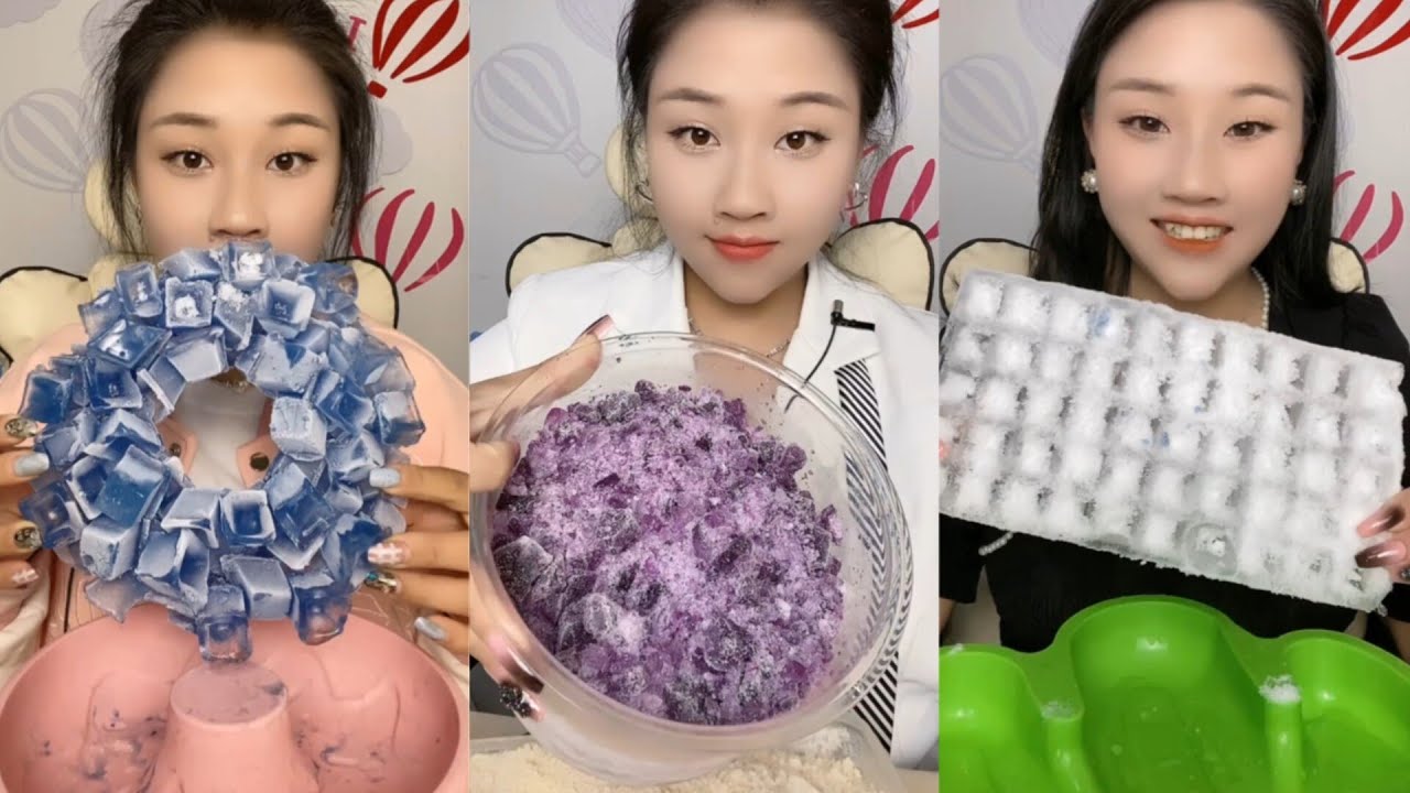 SOLO LZM |FRESH CLEAR ICE CUBES 🧊| CRUSHED ICE #iceeating #asmr #asmrice #crushedice