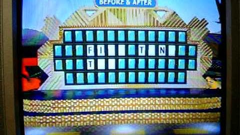 Wheel of Fortune 2nd Edition Playstation Run Game 12 Part 1