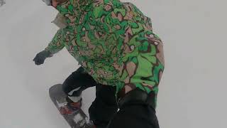 My very first run ever! On a brand new jones mountain twin 162w. My first ride ever on Sintered base