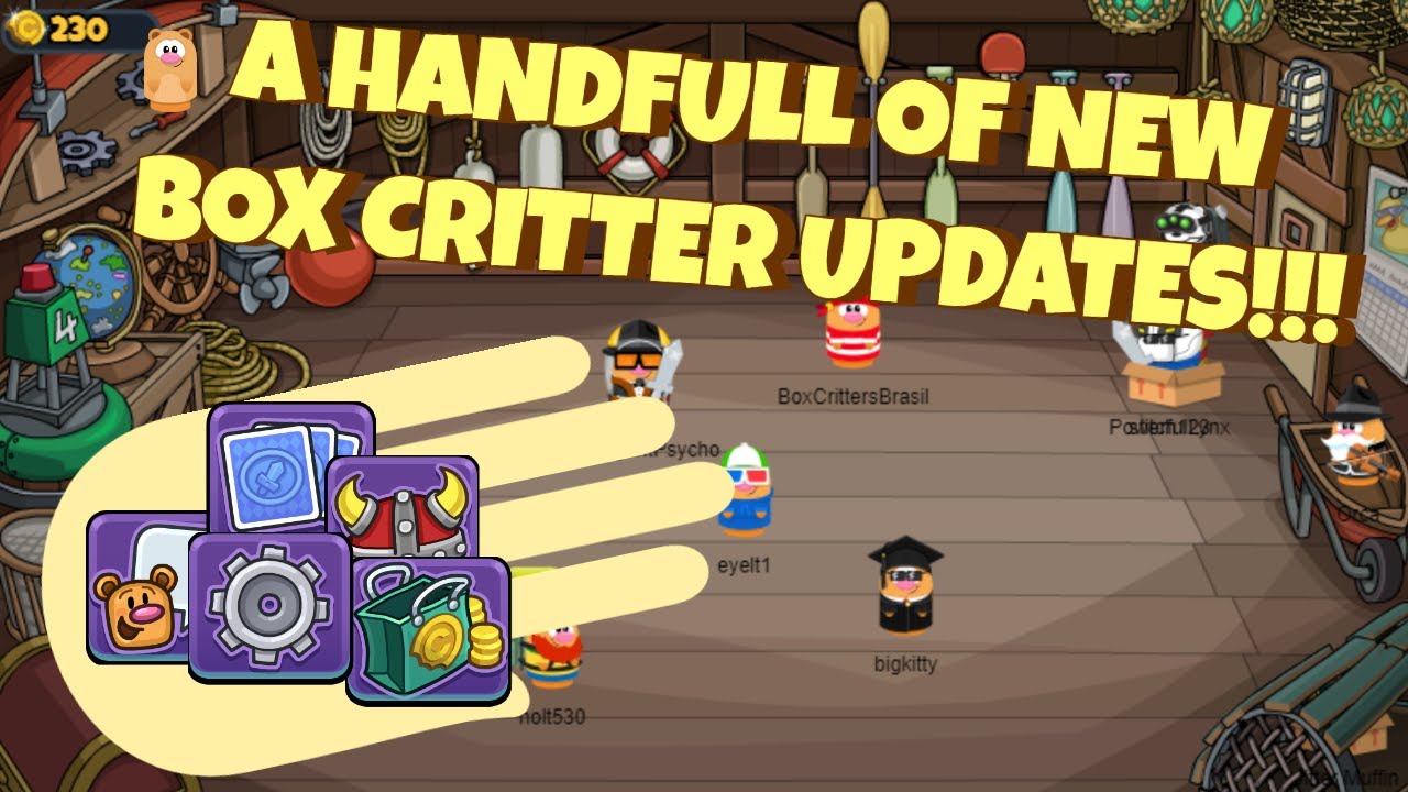 A Hand Full of New Updates On Box Critters!!! - YouTube