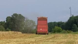 Hesston StackHand 30 and the 1855 Oliver