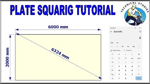 Plate squaring tutorial for pressure vessel and tank fitters. correct method