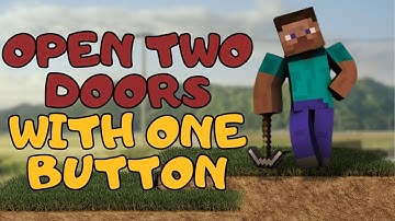 How to Open Two Doors With One Button in Minecraft | Minecraft Tutorial (2025)
