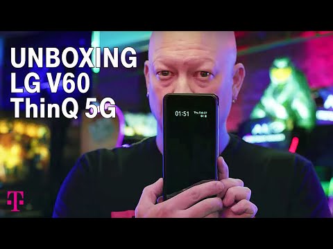 Unboxing LG V60 ThinQ 5G Phone with Des | T-Mobile