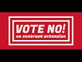 CUPW 730 - Contract Extension Vote 'No!' Recommendation