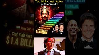 🌍 Top 10 Richest Actors in the World 2025 | Billionaire Celebrities List #richest #billionaire