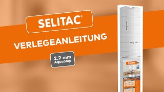 Selitac 2,2Mm Aquastop Verlegefilm Installation Video