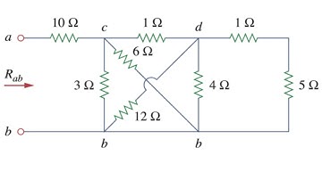 Problem 2.12 - Solving for Equivalent Resistance | Electric Circuits and Power