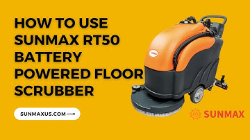 SUNMAX RT50 Efficient Battery Powered Floor Scrubber for Hard Floors | Complete Set of Parts