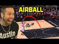 IS HE BLIND? Air balls but they get increasingly more awful