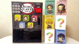 [⚔️paper diy⚔️]DIY demon slayer blind box vending machine opening + tutorial