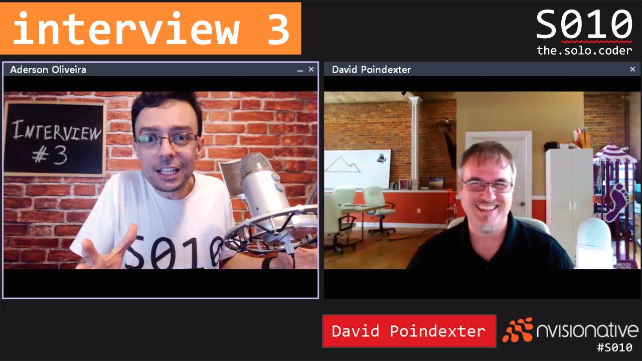 Accounting - The Solo Coder - interview #3 - David Poindexter - President & CEO of nvisionative