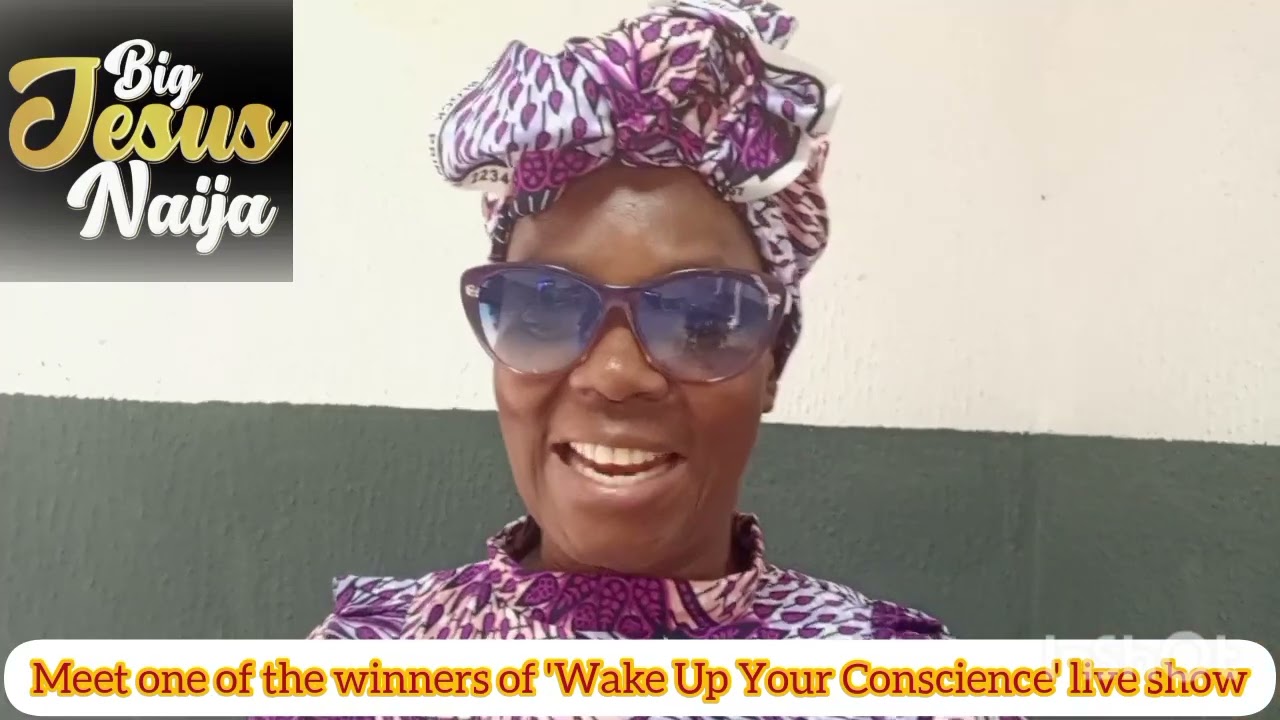 One of the winners of 10,000 Naira in 'Wake Up Your Conscience Show' Showers Thanks On Dr.  Olutoke