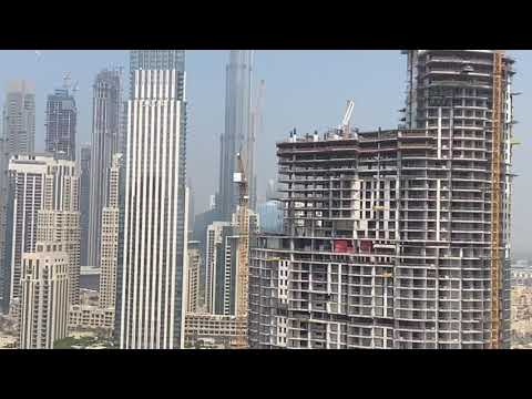 Dubai | Business Bay | The St. Regis Downtown, Dubai | Umami restaurant terrace | Burj Khalifa view.