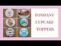 Fondant Cupcake Toppers - Baby Shower Theme  Edible ...