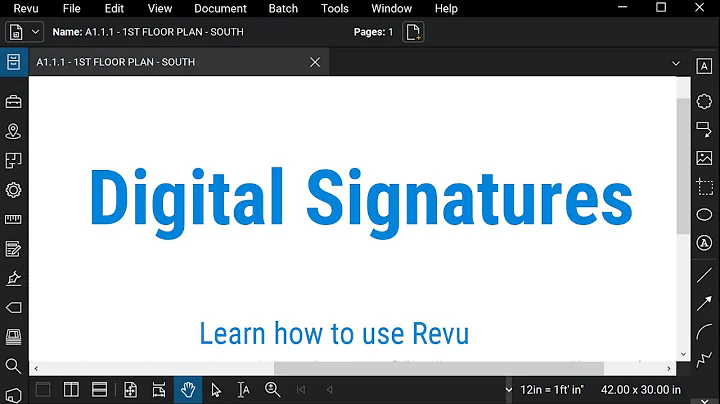 Secure Your Documents with Digital Signatures Using Bluebeam Revu