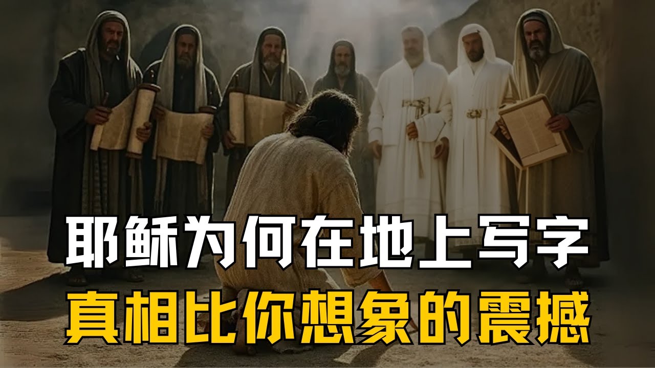 耶稣为何在地上写字？背后藏着深刻含义