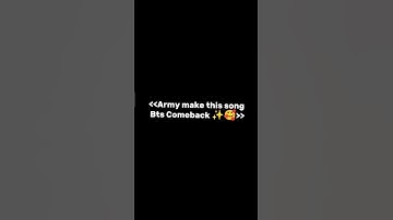 Army make this song bts comeback ✨🥰#bts #v #jk#jimin #suga #jin #rm #jhope #shorts #btsarmy