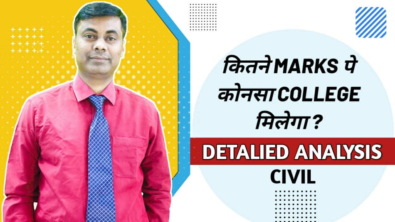 MHT-CET 2020 Percentile VS Civil Branch