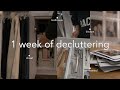 Declutter my entire home with me in 1 week  motivation for the new year