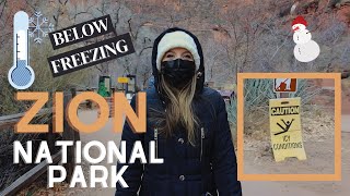 Winter in Zion Park - Zion National Park Travel Vlog