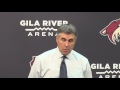 10/15/2015 - Dave Tippett Press Conference