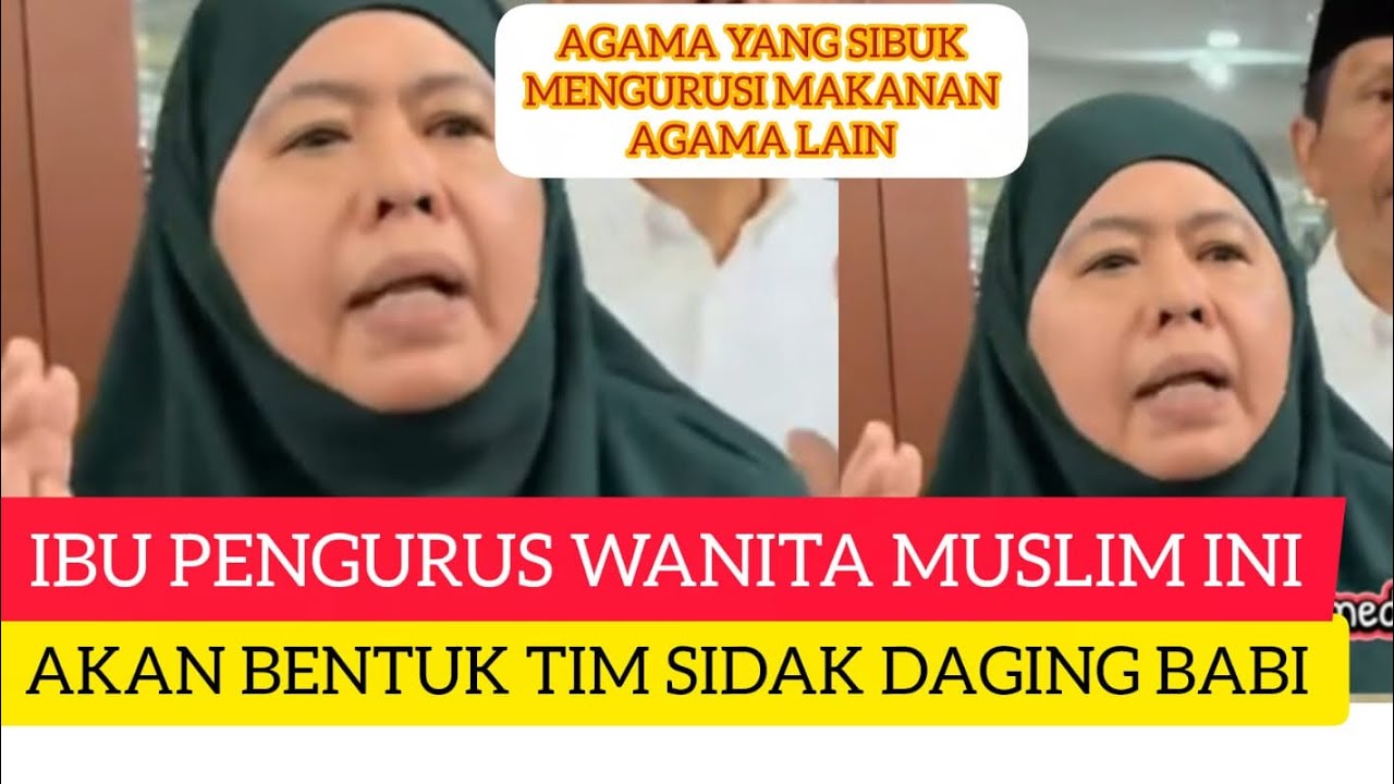 IBU MUSLIM AKAN RAZIA DAGING BABI..??